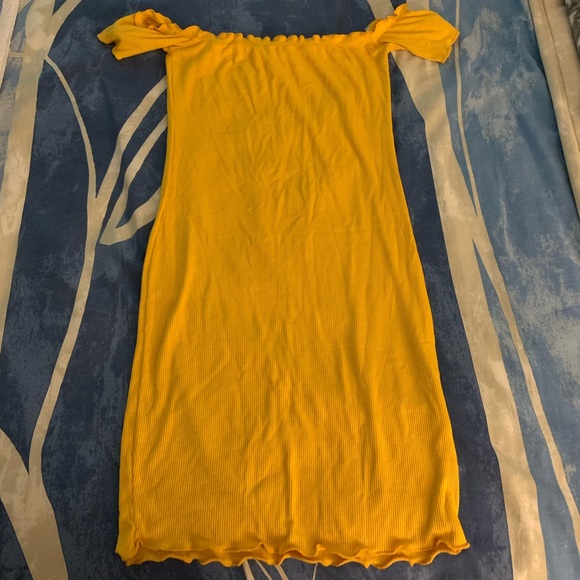 Yellow Mini Dress - Picture 2 of 4